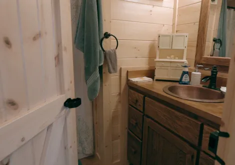 Cabin bathroom